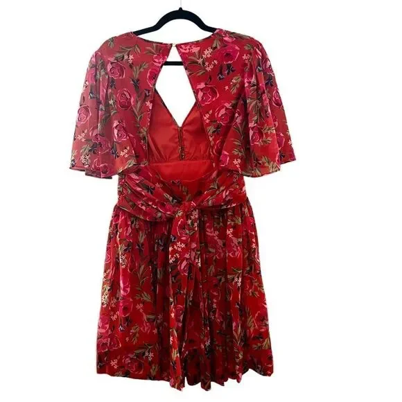 Keepsake the Label Tangerine Floral Puff
Sleeve Mini Dress - NWT - Size L - Picture 5 of 12